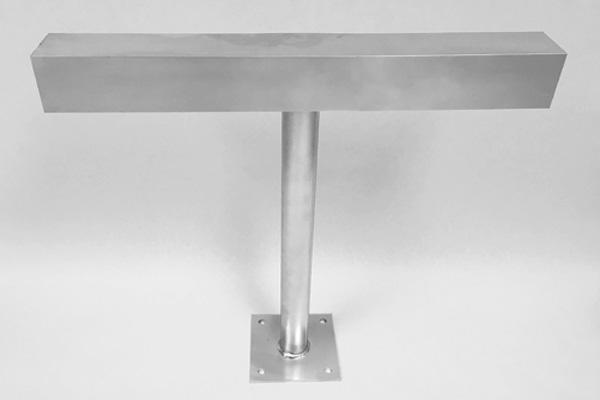 Single-Leg Aluminum Pipe Stand